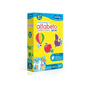 Quebra-cabeça Toyster Montando o Alfabeto - 26 peças