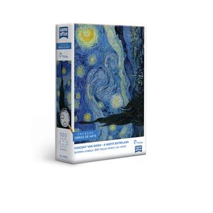 Quebra-cabeça Game Office Van Gogh A Noite Estrelada - 500 peças