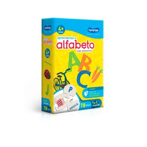 Jogo Educativo Toyster Aprendendo o Alfabeto - 78 peças