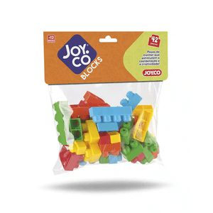 Blocos de Montar Bambola Joy.Co Blocks - 42 Peças