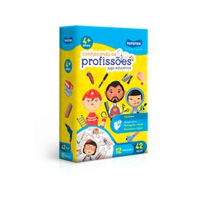 Jogo Educativo Toyster Conhecendo as Profissões - 42 peças
