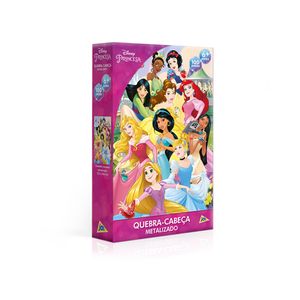 Quebra-cabeça Jak Princesa Metalizado - 100 peças