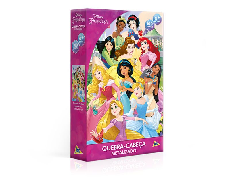 quebra-cabeca-jak-princesa-metalizado-100-pecas