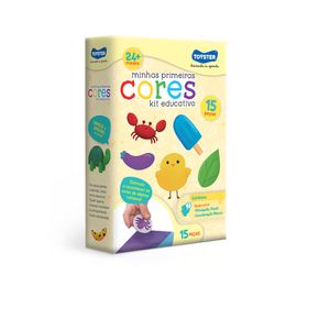 Kit Educativo Toyster Minhas Primeiras Cores - 15 peças