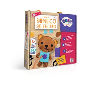 Livro do Boneco de Feltro Coré Coleção Fazendo Arte