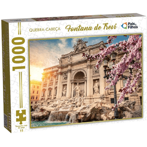 Quebra-Cabeça Pais & Filhos Fontana Di Trevi - 1000 peças