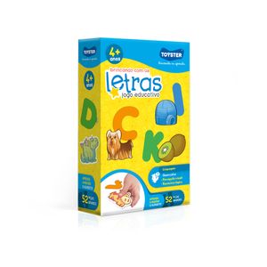 Jogo Educativo Toyster Brincando com as Letras - 52 peças