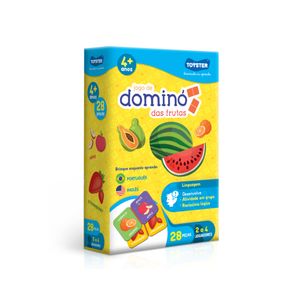 Jogo de Dominó Toyster Frutas - 28 peças