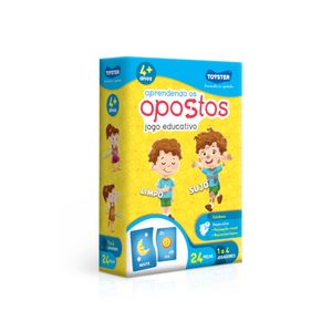 Jogo Educativo Toyster Aprendendo os Opostos - 24 peças