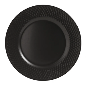Prato Raso Alleanza Cerâmica Black - 29cm