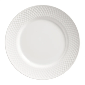 Prato Raso Alleanza Cerâmica Split White - 29cm