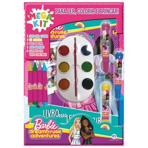 Livro Ciranda Cultural Barbie - Ler, Colorir e Brincar