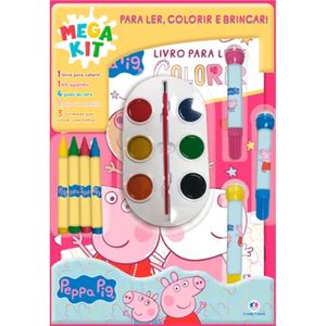 Livro Ciranda Cultural Peppa Pig - Ler, Colorir e Brincar
