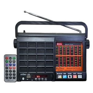 Rádio Receptor Portátil Motobras Rm-Pu 32/Ac 7 Faixas Blueooth USB/SD Card - Preto