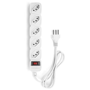 Protetor Eletrônico Intelbras 5 Tomadas Epe 205 - Branco