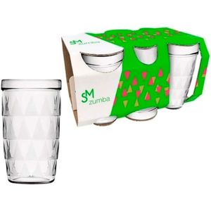 Jogo Copos Nadir Sm Zumba 270ml - 6 Peças