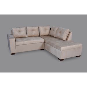Sofá de Canto Prolar Quartzo Nt 230 Chaise - Bege