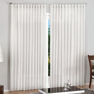 Cortina Bella Janela Inove Duplex 5,40m x 3,00m Mônaco - Branco