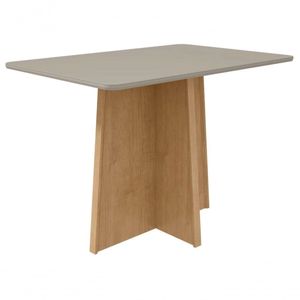 Mesa de Jantar Lopas Celebrare - Amêndoa Clean/Off-White