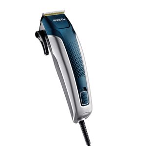 Cortador de Cabelos Mondial Titanium Power 127V Azul/Prata - CR-09M