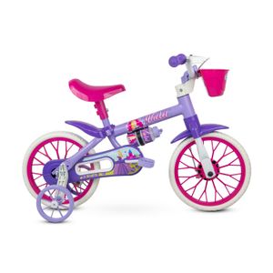 Bicicleta Nathor Violet Aro 12 - Roxo/Rosa