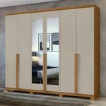 guarda-roupa-casal-lopas-alonzo-6-portas-com-espelho-amendoa-clean-off-white