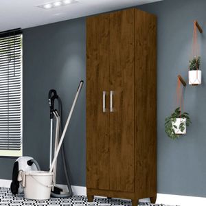 Armário Multiuso Moval New Iris - Castanho Wood