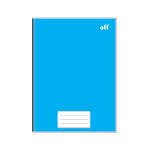 Caderno Brochura 3B Universitário Capa Dura Azul Off - 96 Folhas