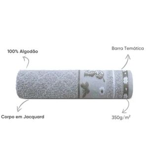 Toalha de Rosto Appel Garden - Cinza Amianto