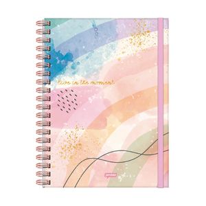 Caderno Jandaia 1x1 Neo 80 Folhas La Creme