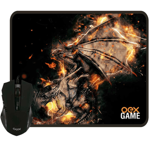 Combo Oex Mouse + Mousepad Gamer Arena - MC102