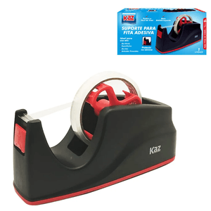 Suporte para Fita Adesiva Kaz 19x50 e 12x33 Preto - KZ1141
