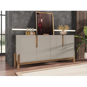 Aparador Buffet Casa D Lizz - Off-White/Cedro