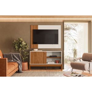 Rack com Painel Mobler Wood para TV de até 42" - 1,20m