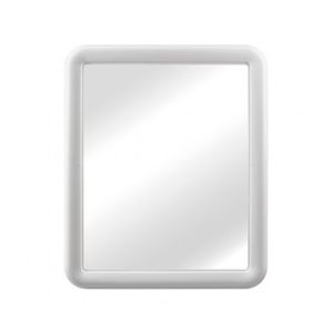 Espelho Atlas Emoldurado de Plástico Quadrado Branco