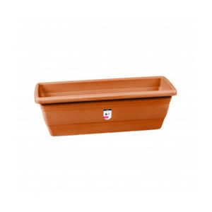 Floreira Atlas para Jardim Plástica 50cm - Ocre