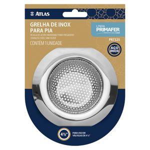 Grelha Atlas Inox para Pia Premium - 11,5cm