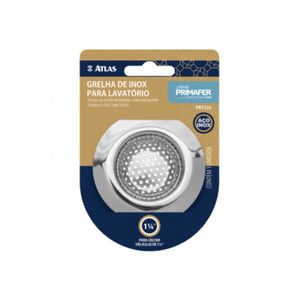 Grelha Atlas Inox para Pia Lavatório - 7cm