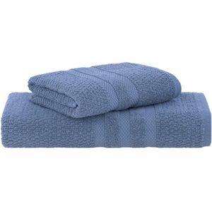 Jogo de Toalha Buddemeyer Vanilla Extra Soft 2 Peças - Azul