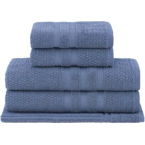 Jogo de Toalha Buddemeyer Vanilla Extra Soft 5 Peças - Azul