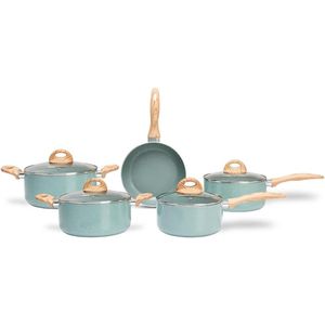 Conjunto de Panelas Brinox Cerâmica Life Botanika - 5 Peças