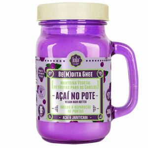 Manteiga Vegetal Capilar Lola Bemdita Gree Açaí - 300g