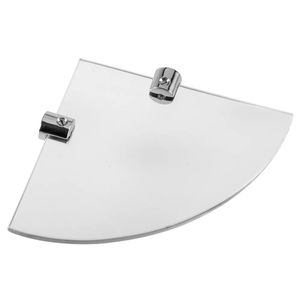 Prateleira Astra de Vidro Curva de Canto - 25 x 25cm