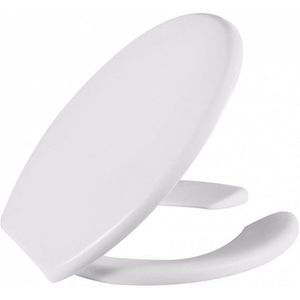 Assento Astra Sanitário Oval Público com Tampa - Branco 1