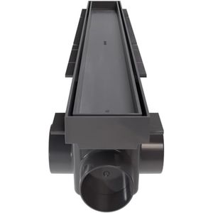 Ralo Astra Linear com Tampa Oculta Cinza - 50cm