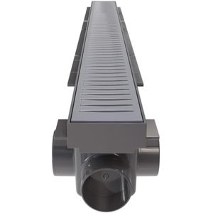 Ralo Astra Linear com Tampa Vazada Cromado - 50cm