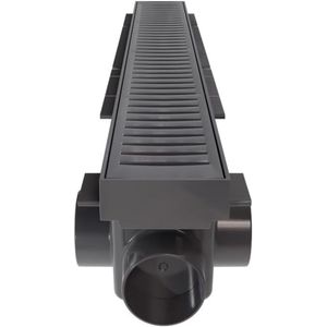 Ralo Astra Linear com Tampa Vazada Cinza -70cm