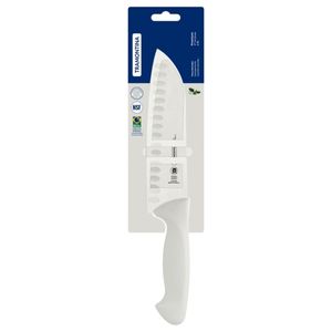 Faca Santoku Tramontina Premium Aço Inox - Branco