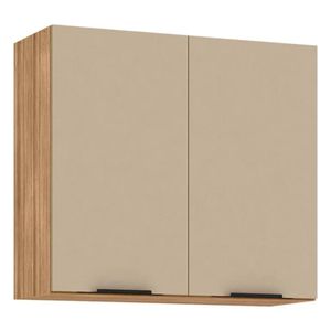 Armário Aéreo Kits Paraná Viv Aluminun 2 Portas - Freijó/Vanilla