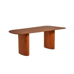 Mesa Carmo Móveis Maia Tampo Laminado Mel - 2,40 x 1,10m